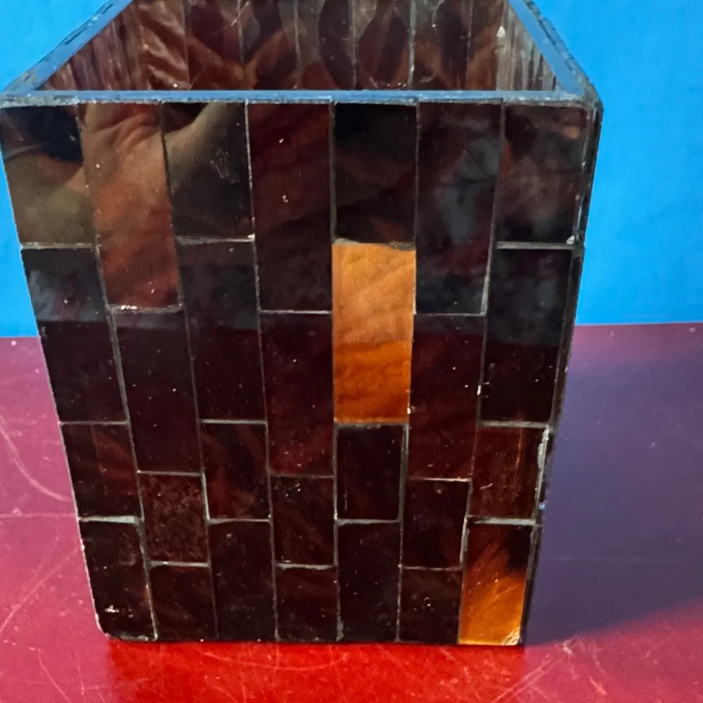 RETIRED - PartyLite GLOBAL AMBIANCE MINI 4” Mosaic Tealight Holder - Picture 7 of 8